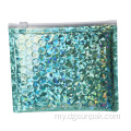 Ziplock Holographic Bubble Mailers မိတ်ကပ်စာပို့အိတ်များ